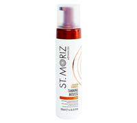 St Moriz Mousse autoabbronzante avanzata per la correzione del colore, per pelli più chiare, con acido ialuronico e vitamina B5, ad asciugatura rapida, vegana, per viso e corpo (200 ml)