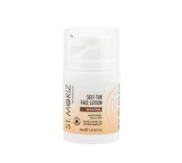 St Moriz Professional Lozione facciale autoabbronzante media | con aloe vera e vitamina E per un'abbronzatura graduale e una lucentezza naturale | abbronzatura finto vegana per il viso da sola o sotto