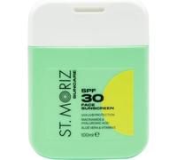 St. Moriz Suncare SPF 30 latte solare per il viso | con niacinamide, acido ialuronico, aloe vera e vitamina E SPF 50 protezione UVA e UVB, uso quotidiano | Dermatologicamente testato, vegano, 100 ml