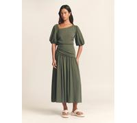St MRLO Abito 'Joie' verde Donna - Abbigliamento - Taglie comode - Abiti - Abiti camicia St MRLO 36