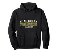 St. Nicholas Team Homoousion Imbattuto Slap Boxing Champ Felpa con Cappuccio