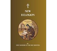 St. Nicodemus of the Holy Mountain Dean Marais Based Bo New Eclogion (Tascabile)