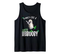 St Paddy Irlandese Passo Dance Come Un Verde Piedi Booby Canotta