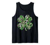St Paddys Shamrock Lucky 6 7 Ragazzi Ragazze Bambino Giovani Canotta