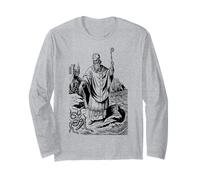 St Patrick Catholic Saint Patricks Day Snakes Irlanda Maglia a Manica