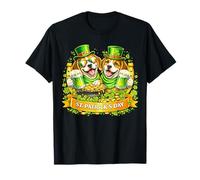 St Patrick’s Day Irish Beagle Beer Shamrock Leprechauns Maglietta