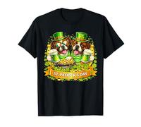 St Patrick’s Day Irish Boxer Beer Shamrock Leprechauns Men Maglietta
