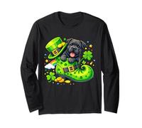 St Patrick’s Day Irish Cane Corso Leprechaun Shoe Shamrock Maglia a Manica