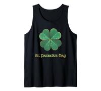 St Patrick's Day 4 Four Leaf Clover Donna Uomo Bambini Canotta