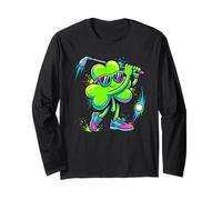 St Patricks Day Clover Funny Golf Maglia a Manica