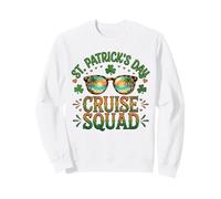 St Patricks Day Cruise Squad Tropical Sunset Occhiali da Sole Felpa