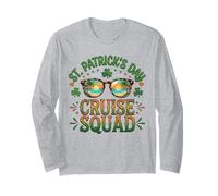 St Patricks Day Cruise Squad Tropical Sunset Occhiali da Sole Maglia a Manica