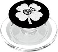 St Patrick's Day Darts Pub Bar Irish Shamrock Darts Lovers PopSockets PopGrip per MagSafe