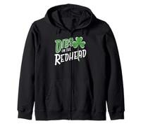 St Patricks Day Dibs On The Redhead Divertente Donne Uomini Bambini Felpa con Cappuccio