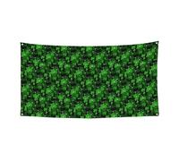St Patricks Day Foglie Stampa Halloween Banner Perfetto per Halloween Natale Design su un solo lato Forniture di decorazione del partito