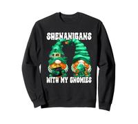 St Patricks Day GNOME Couple Shenanigans with My Gnomies Felpa