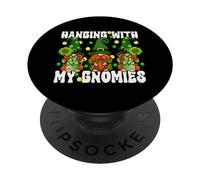 St. Patricks Day Gnome Leprechauns Hanging With My Gnomies PopSockets PopGrip Adesivo