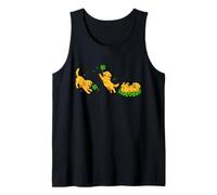 St Patricks Day Golden Retriever Giocando Irish Dog Lover Canotta