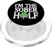 St Patricks Day Im The Sober Half Couple Matching Donne Uomini PopSockets PopGrip per MagSafe