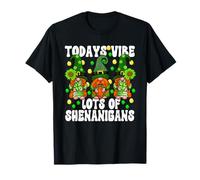 St. Patricks Day Love Gnomes Shamrock Horseshoe Irish GNOME Maglietta