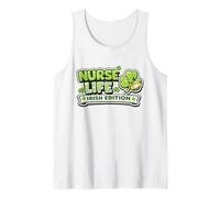 St Patrick's Day Nurse Life Irish Edition Kawaii Shamrock Canotta