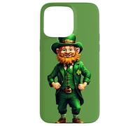 St Patricks Day Ragazzi Ragazze Bambini Trifoglio Leprechaun irlandese Custodia per iPhone 15 Pro Max