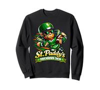 St Patricks Day St Paddys Day Touchdown Crew - Giocatore di Football Americano Felpa