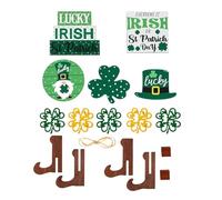 St Patricks Day Tiered Tray Decorations, Wooden Signs for St Patricks Day, Saint Patricks Day Decor, Festive Table Decorations, Tiered Tray Decor Set, St Patricks Home Decorations, Irish Festival