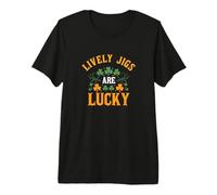 St Patricks Day Vivace Jigs Are Lucky Maglietta Premium
