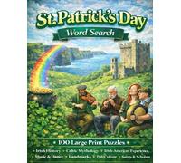 St. Patrick's Day Word Search: 100 Large Print Puzzles