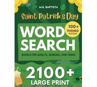 St Patrick's Day Word Search Puzzle Book: 2100+ Word & 100+ Themed Puzzles for Adults, Seniors, and Teens VOL 1