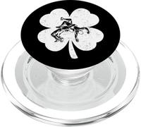St Patrick's Day Wrestling Irish Shamrock Wrestling Lovers PopSockets PopGrip per MagSafe