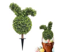 St. Patrick's Earrings - Albero Realistico Da 71 Centimetri | Arbusti a Forma di Coniglietto con Picchetto da Interrare - Per Vasi Da Giardino Interno E Per Decorazione Pasquale
