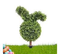 St. Patrick's Earrings,Cespuglio Verde A Forma Di Coniglio Alto 71 Centimetri | Piante Finte Per Esterno Con Picchetto Da Terra - Per Vaso Giardino Interno Cortile Portico Decorazioni Pasquali