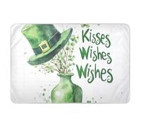 St.Patrick's Green Vaso Cappello Extra Large Riutilizzabile Fasciatoio Coperture Impermeabile Lavabile Pad per Letto Portatile Incontinenza Pad per Bambini Adulti Animali Domestici, 132,1 cm L x 86,4