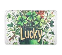 St.Patrick's Lucky Pot Shamrocks - Materassino extra large riutilizzabile per bambini, morbido, assorbente, lavabile in lavatrice, tappetino per pipì per bambini, 132 x 86,4 cm (lunghezza x larghezza)