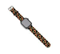 St. Patricks Shamrock_ Irlanda bandiera trifoglio cuore novità cinturino compatibile con iWatch Funny Soft Smart Watch Band 38mm/40mm42mm/44mm, 38mm/40mm, Silicone, Nessuna pietra preziosa