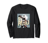 St Pauli Amburgo Porto Reeperbahn Gru Porto Silhouette Kiez Maglia a Manica