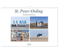 St. Peter-Ording Stranderlebnisse (Wandkalender 2026 DIN A4 quer), CALVENDO Monatskalender: Eine kleine Auszeit vom Alltag