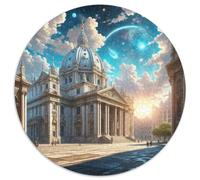 St. Peter's Basilica, Italy 1000 Pezzi Puzzle Grande Adulti Building Round Jigsaw Puzzle Idea Regalo Donna Per Adulti E Bambini Da 14 Anni E Più Stampa Di Alta Qualità 1000pcs (67.5x67.5cm)