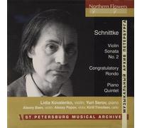 ST.PETERSBURG E Schnittke: Sonate für Violine & Klavier Nr. 2 / Congratulat (CD)