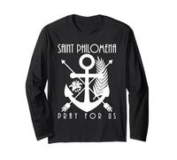 St Philomena Simboli Ragazze cattoliche Santi Gioventù Maglia a Manica