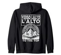 St Pier Giorgio Frassati Verso l'Alto Scalatore Felpa con Cappuccio