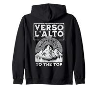 St Pier Giorgio Frassati Verso l'Alto Scalatore Felpa con Cappuccio