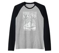 St Pier Giorgio Frassati Verso l'Alto Scalatore Maglia con Maniche Raglan