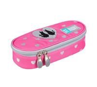 St.Right Sequins Cats Astuccio Porta Penne Piatto Scuola Organizzato