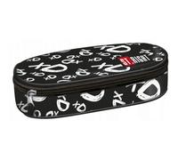 St.Right XD Bianco Nero Astuccio Porta Penne Piatto Scuola Organizzato