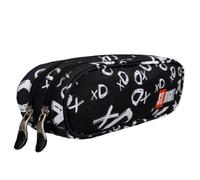 St.Right xD Graffiti Astuccio Porta Penne Doppio 2 zip Scuola