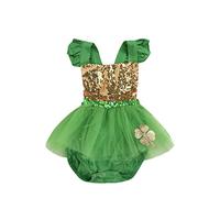 St. 's Day Toddler Neonate Abito Senza Maniche in Patchwork con Tutina