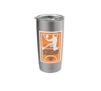 St Sebastian Pallacanestro Dunk Patrono degli atleti sportivi Bicchiere termico in acciaio inox doppia parete